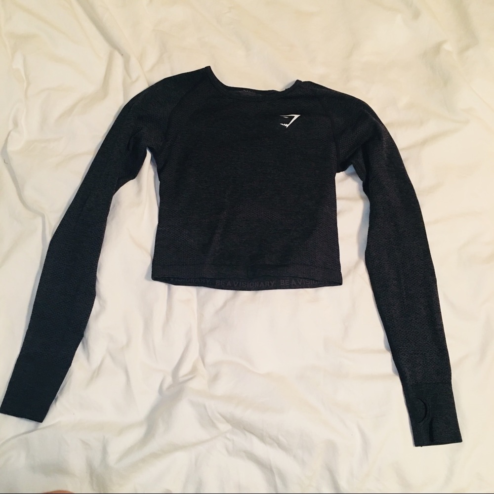 Gymshark long sleeve crop top